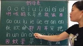 韵母视频教学视频,跟随视频轻松掌握